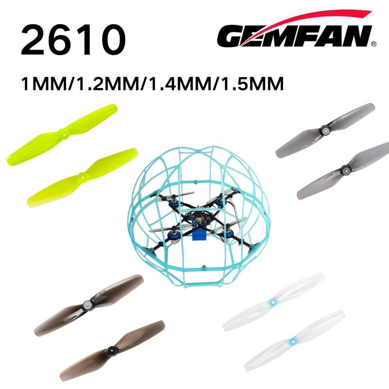 2610 accesorios Gemfan 2,6 pul - Fpv Drone Propeller reseña y precio